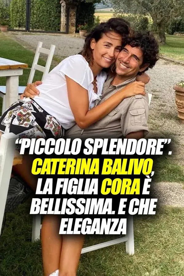 “Piccolo splendore”. Caterina Balivo, la figlia Cora è bellissima. E che eleganza