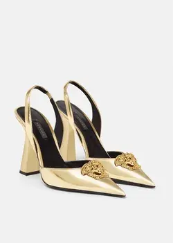 Versace beige heels