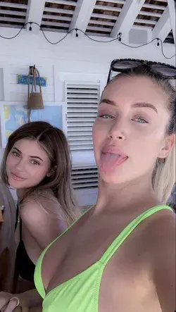 Kylie Jenner and Stassi on ig story February 2020 - Edited with Lightroom mobile Presets