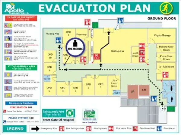 Building evacuation maps