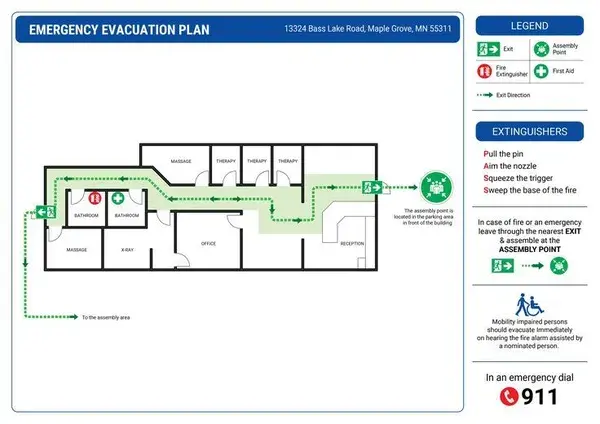 Evacuation plan