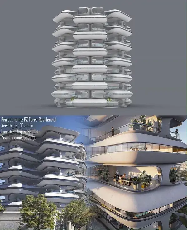 Organic Architecture - Futuristic Architecture Modeling