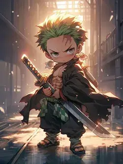 Zoro x tanjiro  one piece x demon slayer