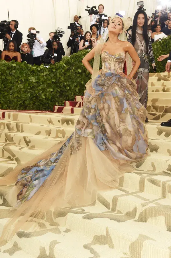 Ariana Grande wore a dress that looks like the Sistine Chapel's ceiling — and she might be coming fo