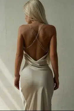 "Timeless Elegance: Classic Backless Dresses for Women" "The Backless Revolution: Women's Must-Have