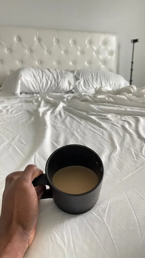 Latte in the morning