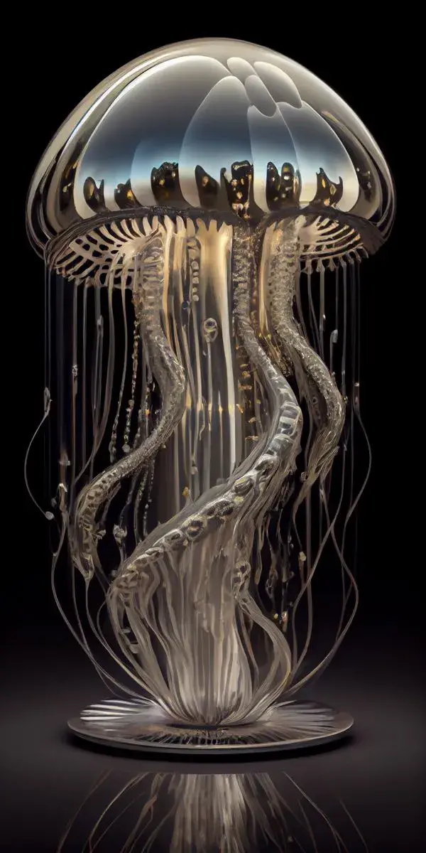 Chromed jellyfish