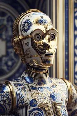 C-3PO with azulejo’s