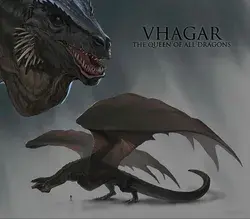 Vhagar (the queen of dragons)