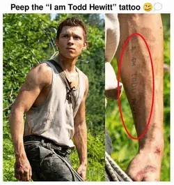 Tom Holland tattoo