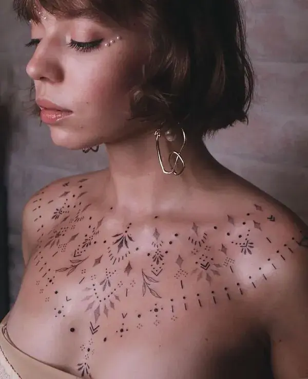 [63+] Best Chest Tattoos for Women [Updated 2023]