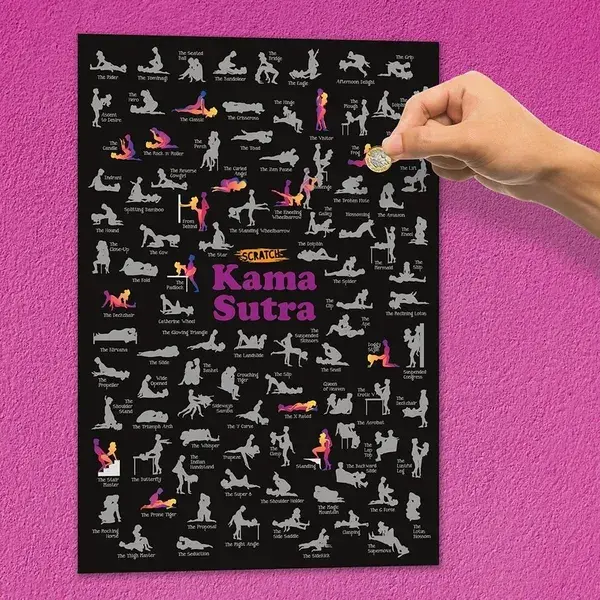 The Source Kama Sutra A2 Scratch Poster