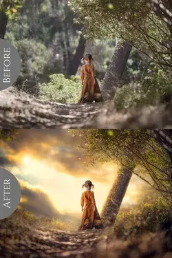 Childhood Portrait Editing Step-by-Step Tutorial Guide