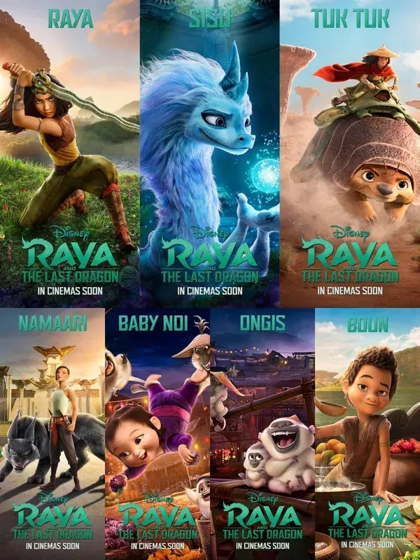 Conheça Raya e sua trupe em Raya e o Último Dragão. Sexta nos cinemas e no Disney+ com custo extra!