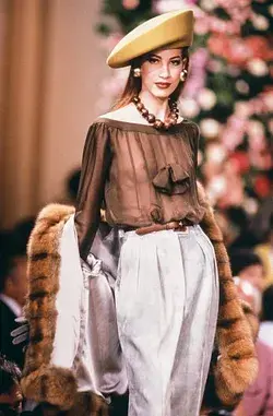 YVES SAINT LAURENT Haute Couture Runway Show F/W 1992