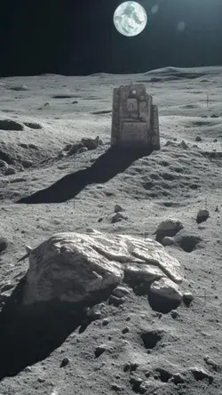 The Only Man Buried on The Moon