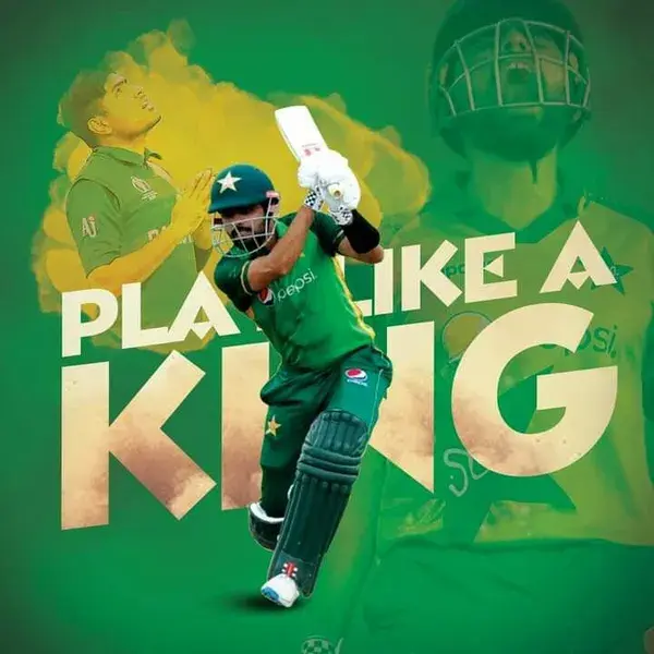 Cricket Poster (Babar Azam)