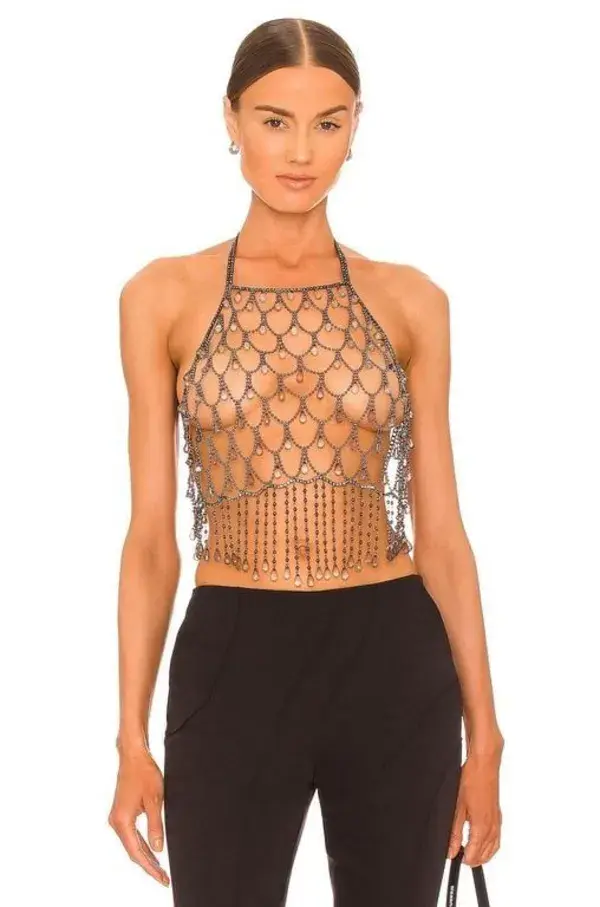 Halter Chain Top