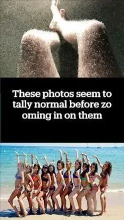 These photos seem totally normal before zooming in on them