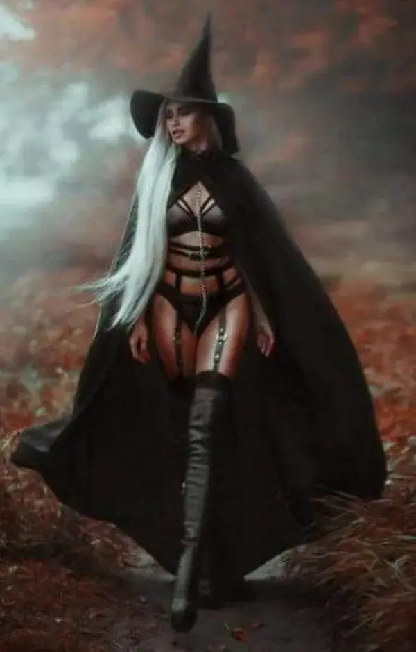 Amazing witch outfit for Halloween