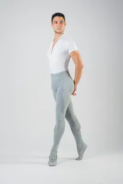 Grey ballet tights