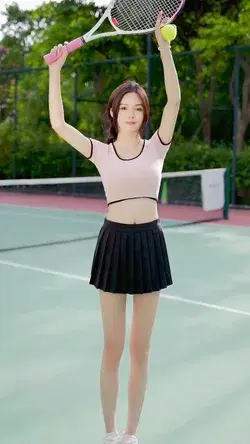 Black Tennis Skirt