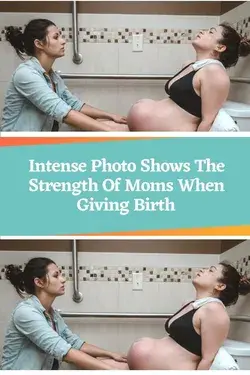 Intense Photo Shows The Strength Of Moms When Giving Birth