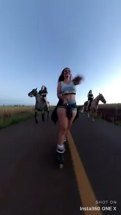 Freedom Skate with Horses