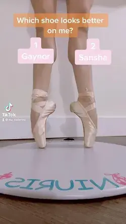 Pointe shoes gaynor or sansha