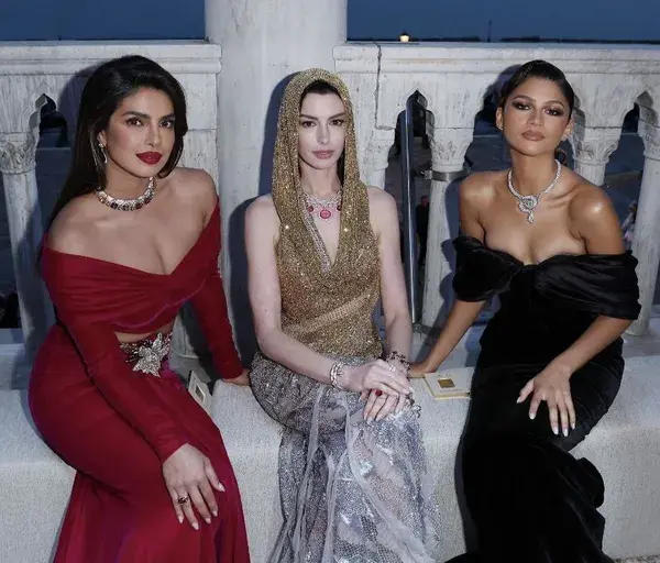 Priyanka x Anne x Zendaya Bulgari show