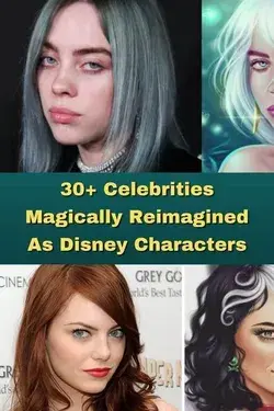 Celebrities Magically Reimagined As Disney Characters