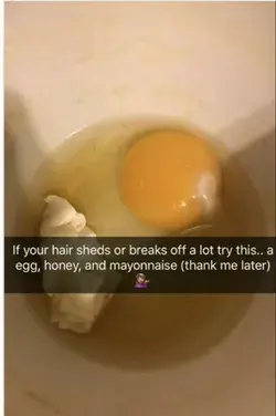 Mayonnaise and Egg Recipe for Hair Growth