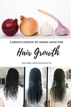 Onion Juice for HAIR GROWTH & SHEDDING (2 Month Update) | DISCOCURLSTV