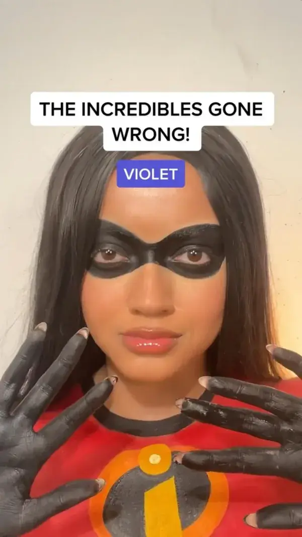 Disney pixar gone wrong! The INCREDIBLES - Violet