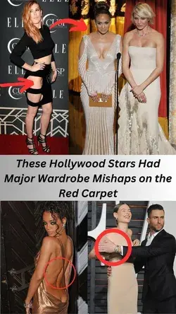 These Hollywood Stars Had Major Wardrobe Mishaps on the Red Carpet