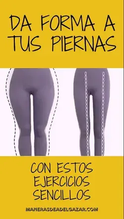 Rutina de fáciles ejercicios diarios para dar forma a tus piernas