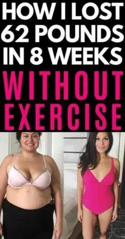 How I Lost 62 Pounds in 8 Weeks Without Exercise