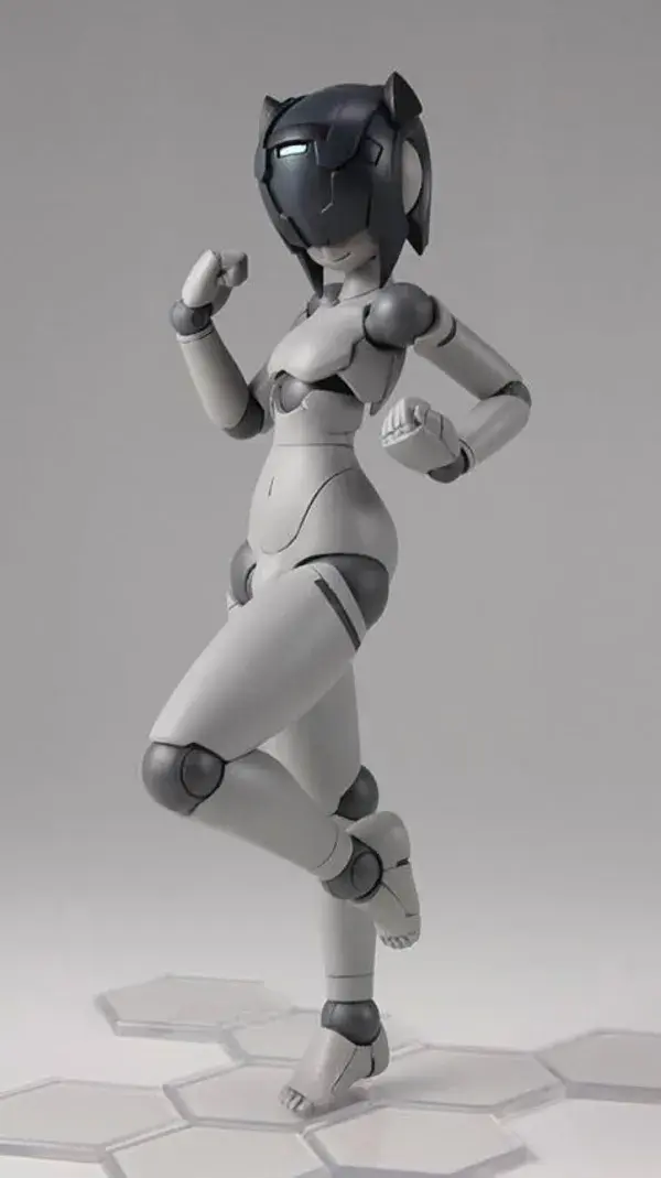 Polynian MMM Shamrock Gray Flesh Update Edition Action Figure JAPAN OFFICIAL