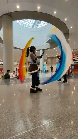 Korra cosplay at Comic Con