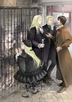 Young Atrahiemis with Lucius and Abraxas Malfoy from Antica Notte saga