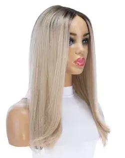 20" Divine Lace Part Wig Platinum Blonde