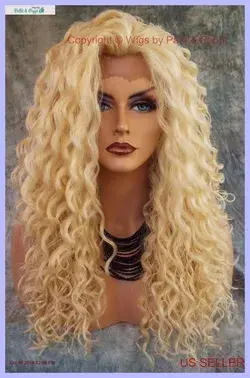 26  Drag Queen Amazing Rooted Lace Wig - Blonde / 26inches