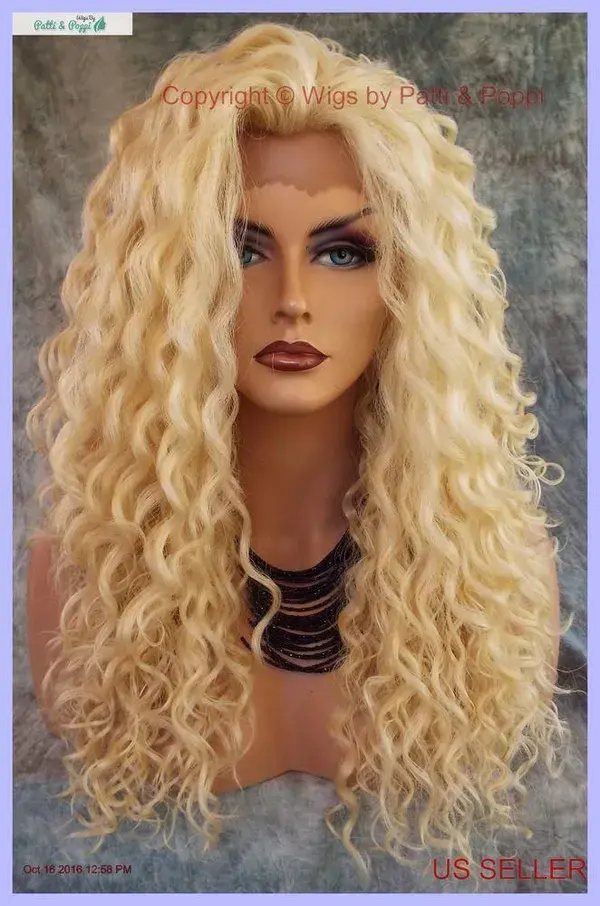 26  Drag Queen Amazing Rooted Lace Wig - Blonde / 26inches