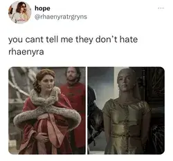 Rhaenyra is supposed to be well dressed in house of the dragon books