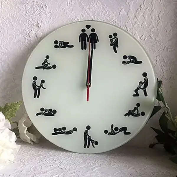 Kama Sutra Wall clock, Christmas Gifts, Erotic Watches, Coup - Inspire Uplift