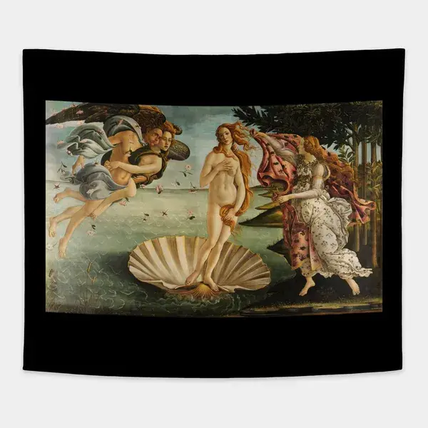 The Birth Of Venus Gifts - Sandro Botticelli Classical Masterpiece Painting Gift Ideas For Art Lovers Of Classic Artwork Tapestry | Birth-of-venus