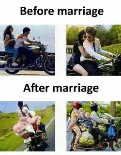 Before marriage after marriage