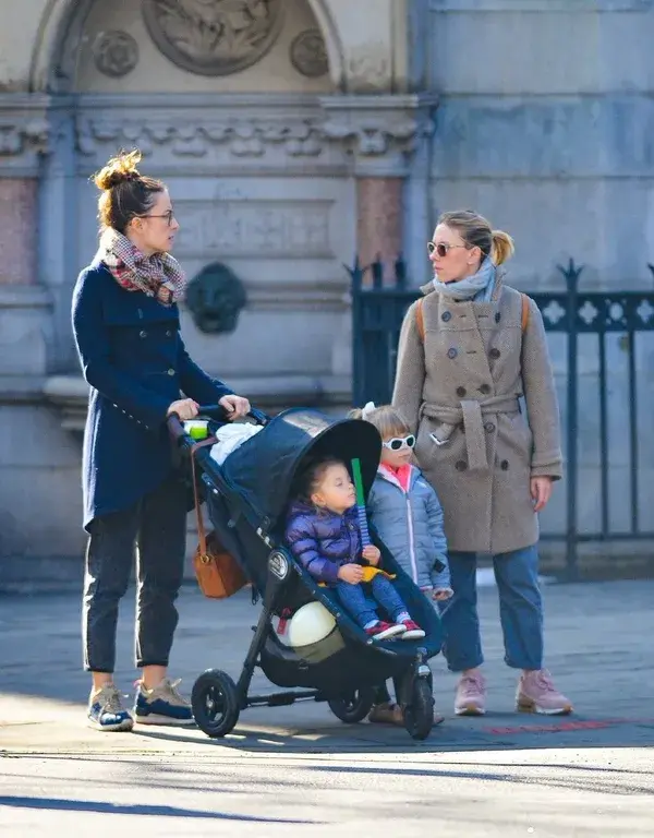 Scarlett Johansson with her daughter Rose 2019