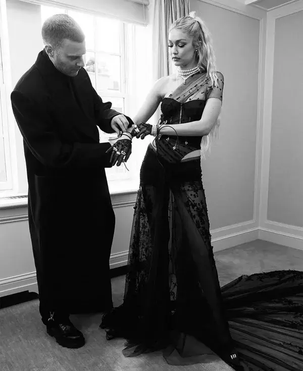 gigi hadid at the #metgala