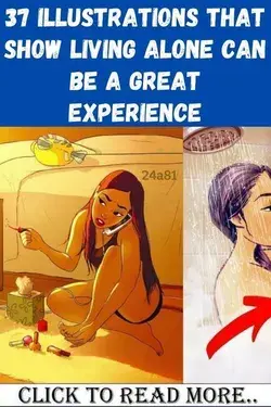 37 Illustrations That Show Living Alone Can Be A Great Experience